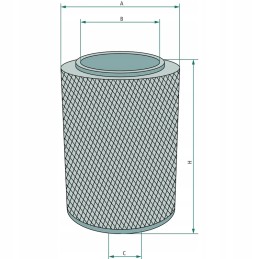 Oro filtras 16mm 154mm 420mm fleetguard