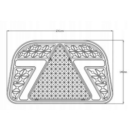 Trikampis kombinuotas galinis žibintas 82LED dešinė 12 24v