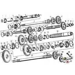 Atbulinės eigos pavaros įvorė c 330