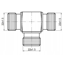 Hidraulinė trišakio jungtis tipas bbb 22 22 22