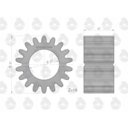 Reduktoriaus mechanizmo palydovas iš 18 mf3 originalus urs