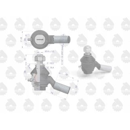 Galinis srieginis rutulinis jungtis mf3 originalus ursus