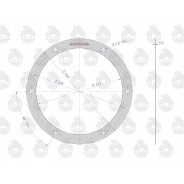 Krazelite diferencialo dangčio tarpinė