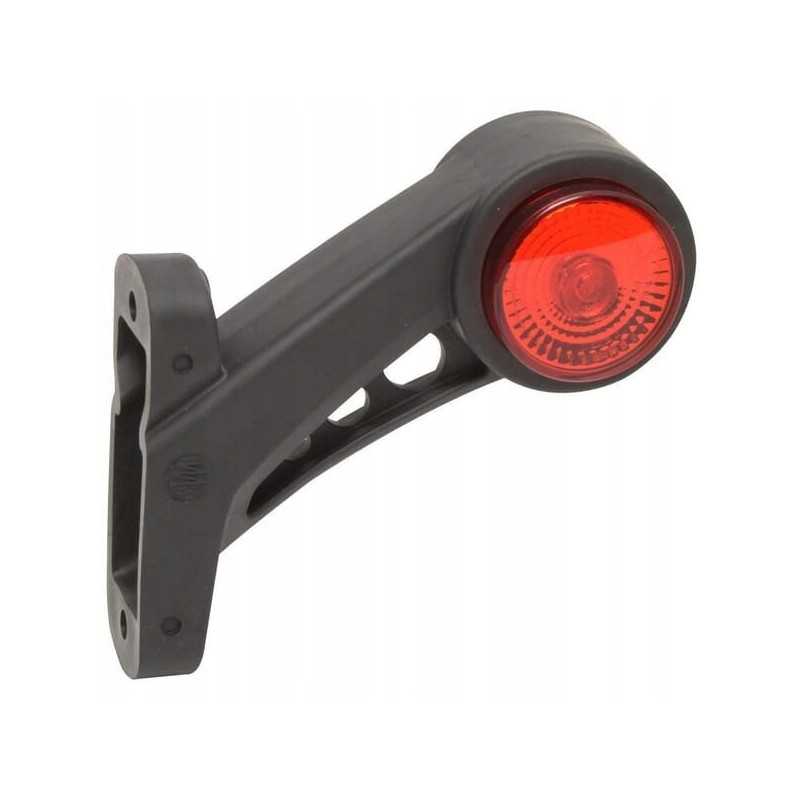 LED šoninė gabaritinė lemputė, dešinė, 12 24v, gintarinė ir raudona