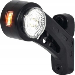 LED šoninė gabaritinė lemputė, dešinė, 12 24v, gintarinė ir raudona