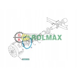 GTV sankabos įvorės įvorė New Holland TD 509767