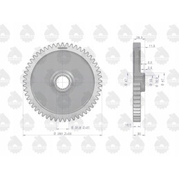 Pastovios pavaros GTV su 53 mf3 originaliu