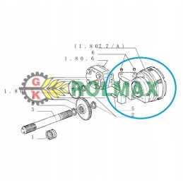 Kardaninio veleno sankaba Fiat 90 5107939