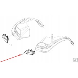 P5s48401125 galinis dešinysis žibintas