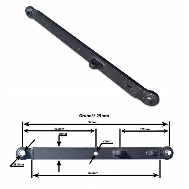 Apatinė šoninės svirties svirtis, Zetor Ursus