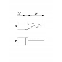 Starterio šepetys su reduktoriumi