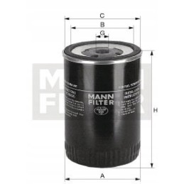 Kuro filtras 71mm 62mm 124mm mann filtras