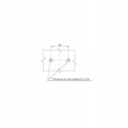 Šoninis gabaritinis žibintas stačiakampis LED 12 24v Jaeger