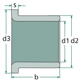 Stumdomas guolis, bronzinė įvorė 40x44x40 mm