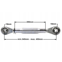 Viršutinė jungtis m24 200 mm cat 1
