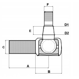 Vairo traukės galas zetor 67453504