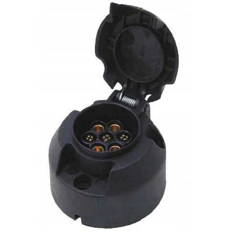 7 kontaktų plastikinis 12v lizdas