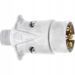 7 kontaktų aliuminio 12v kištukas