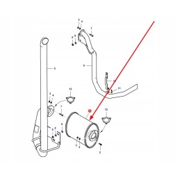 Va207438 išmetimo duslintuvas