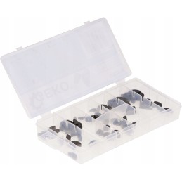 Pusapvalių užpakalinių pleištų rinkinys, 80 vnt