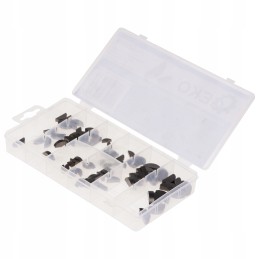 Pusapvalių užpakalinių pleištų rinkinys, 80 vnt