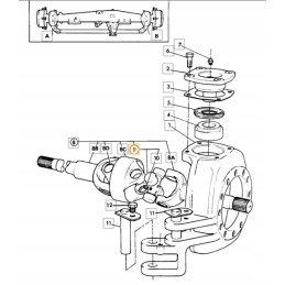 Kryžminis 30x92 mm polosas jcb 3cx 4cx 914 60215