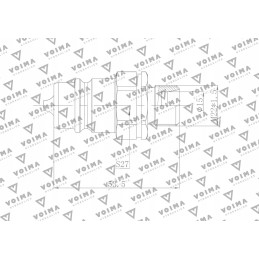 Hidraulinė greitoji jungtis, Euro kištukas M22x1, 5 sriegiai
