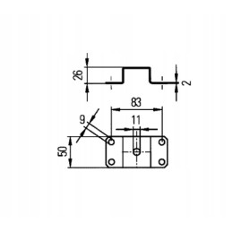 Hella darbinio žibinto laikiklis, nerūdijantis plienas