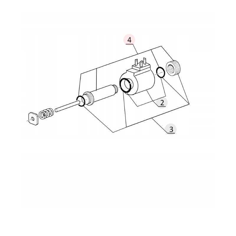 Manitou vožtuvo solenoido ritės kotas