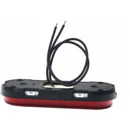 Stačiakampė LED markerinė lempa 12 24v 124x49x20