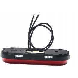 Stačiakampė LED markerinė lempa 12 24v 124x49x20