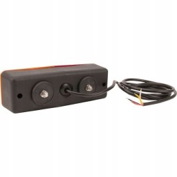 Halogeninis galinis žibintas kombinuotas stačiakampis LED 12 24v