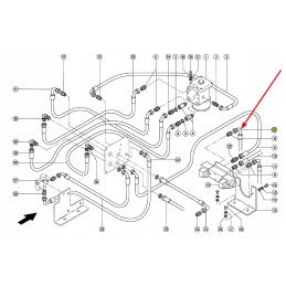 326515 0 vairo sistemos hidraulinė žarna