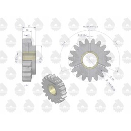 Atbulinės eigos pavara C 330 originalus Ursus