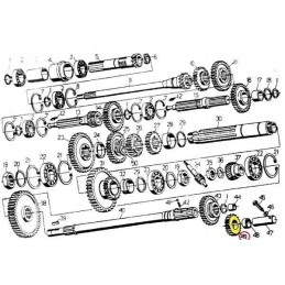 Atbulinės eigos pavara C 330 originalus Ursus