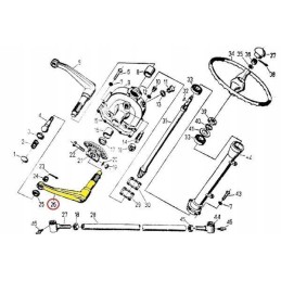 Kairė vairo svirtis c 330 skropol