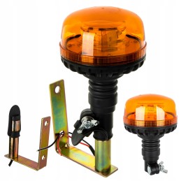 Įspėjamoji lemputė 36 led 12v 24v su u laikikliu