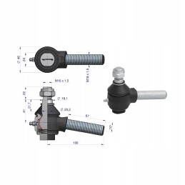 Kampinis vairo šarnyras 55113565