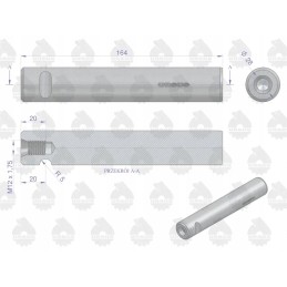 Atbulinės eigos ašis C 360 originalus Ursus