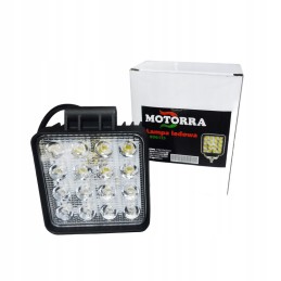 Halogeninė LED darbo lempa 3600 liumenų 10 30v kvadratas