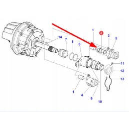 3900427m91 01 darbinio cilindro remonto komplektas