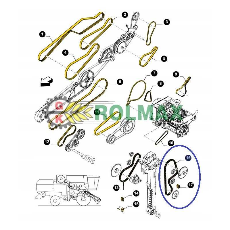 Grandinė 84431347 new Holland cnh