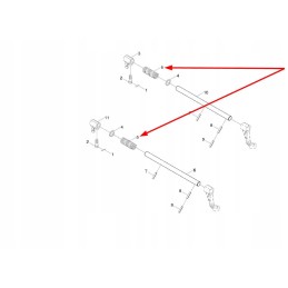 Tb604 374b 1 07 pavarų svirties perjungimo spyruoklė