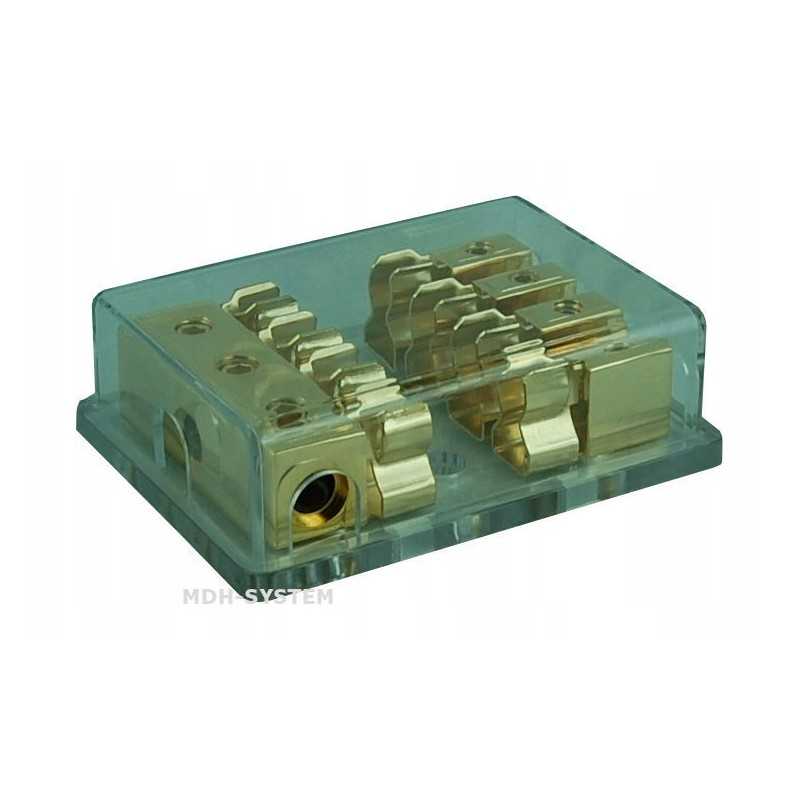 Saugiklio lizdas agu 4 maitinimo skirstytuvas