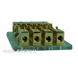 Saugiklio lizdas agu 4 maitinimo skirstytuvas