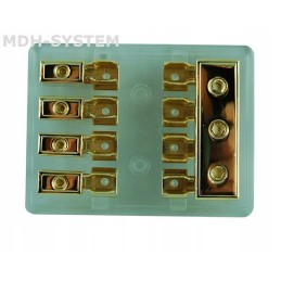 Saugiklių dėžutė agu 4 vnt