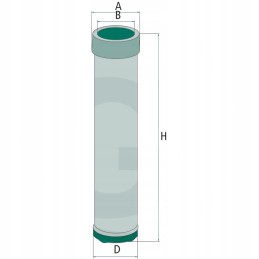 Puikus oro filtras 87mm granitas