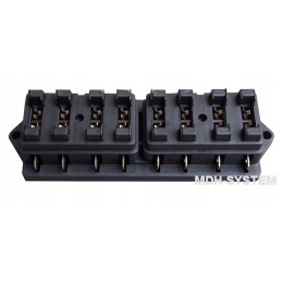 Uni 19 mm saugiklių dėžutė, 8 vnt