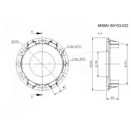 Dešinysis diferencialo mechanizmo dangtelis c 385