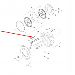 300 Ft 43 107 stabdžių tarpiklio įvorė